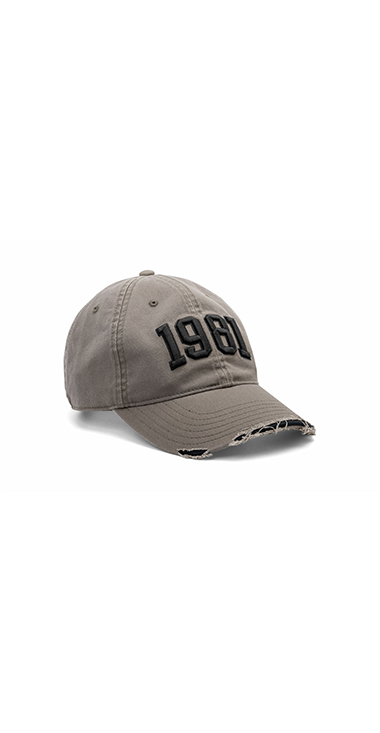 ウォッシュヘビーコットンダメージCAP 詳細画像